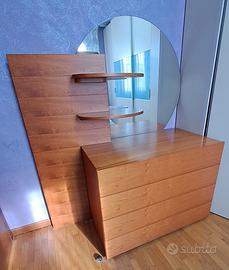 como' con 2 comodini. in ciliegio.