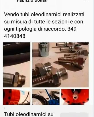 Tubi oleodinamici realizzati su misura.