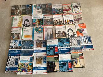 36 libri scolastici liceo scientifico + alpha test