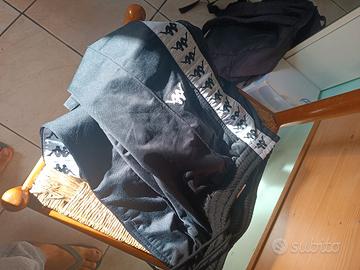 pantalone kappa con bottoni laterali 