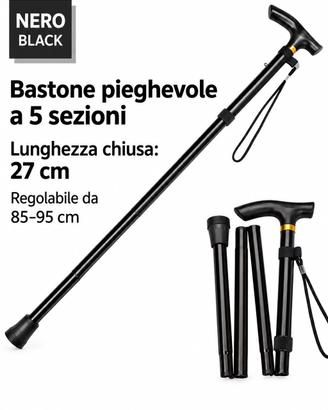 Bastone da Passeggio Pieghevole Regolabile