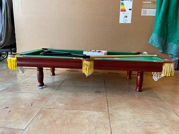 Mini tavolo da biliardo in legno