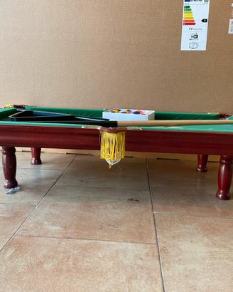 Mini tavolo da biliardo in legno