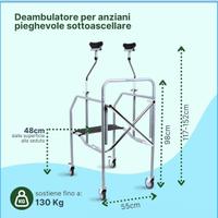 Deambulatore ascellare NUOVO mai aperto