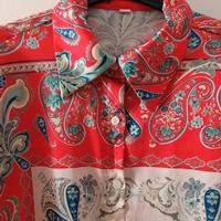 camicia casacca lunga donna fiorata Shein