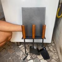 Porta attrezzi con attrezzi da parete