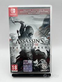 Assassin's creed 3 remastered Nintendo Switch