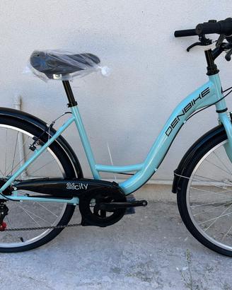 bicicletta city bike ruota 26 con cambio 