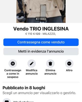 Trio COMPLETO inglesina