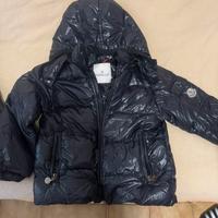 Piumino Moncler Bambino 6/7 anni blu scuro