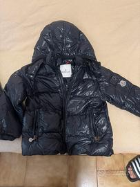 Piumino Moncler Bambino 6/7 anni blu scuro