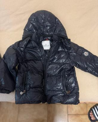 Piumino Moncler Bambino 6/7 anni blu scuro