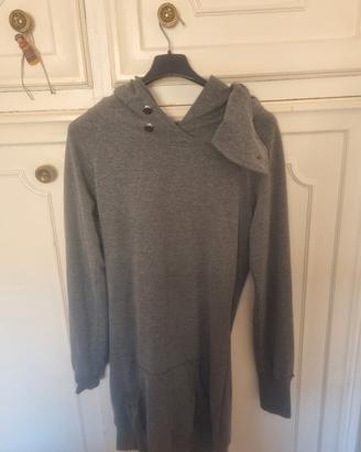 Maxi Felpa / Abito MET con Cappuccio
