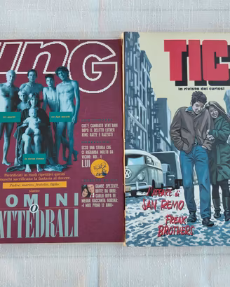 2 Riviste Anni 80 KING n. 2 (1988)+TIC n. 1 (1989)