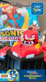 Macchinina Knuckles - amico Sonic - Eurospin 