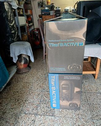 coppia di casse amplificate wherfedale 