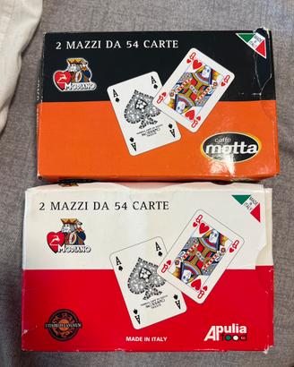 4 mazzi da 54 carte