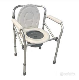 Sedia comoda wc pieghevole