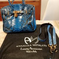 Borsa artigianale in pitone