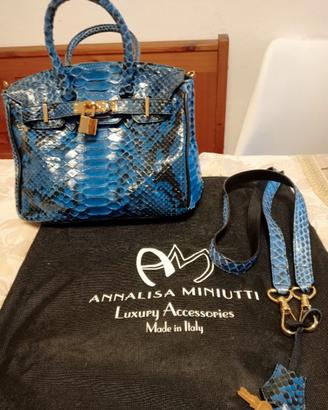 Borsa artigianale in pitone