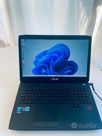 Notebook Gaming Asus Rog i7 17” ssd 500gb Ram 16gb