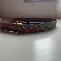 Cintura gucci supreme kingsnake uomo 90cm