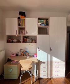 Mobile cameretta bambini 2G (area scrivania)
