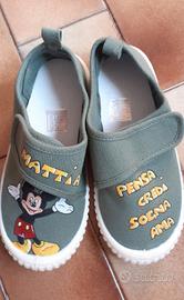 scarpe in tela n.29 per 3/4 anni NUOVE