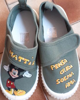 scarpe in tela n.29 per 3/4 anni NUOVE