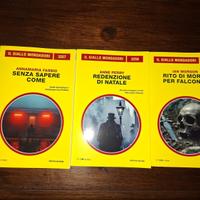 Tris libri gialli Mondadori