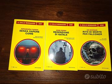 Tris libri gialli Mondadori