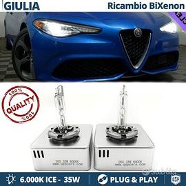 Lampadine XENON D5S per Alfa Romeo GIULIA 6000K