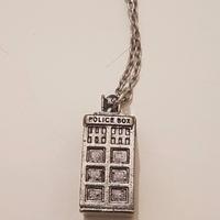 Collana pendolo zinco TARDIS DOCTOR WHO