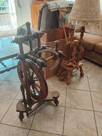 Arcolaio funzionante in legno massiccio