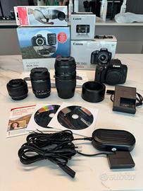 Canon EOS 750D - Kit con obiettivi e accessori