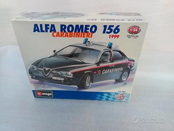 modello burago alfa 156 carabinieri kit