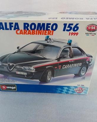 modello burago alfa 156 carabinieri kit