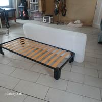 Letto singolo con materasso 190 x 90 