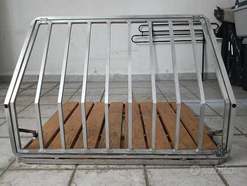 gabbia per auto aperta 3lati solo chiusura frontal