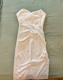 Vestito tubino bianco mai indossato