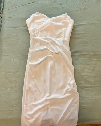 Vestito tubino bianco mai indossato