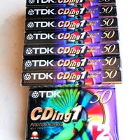 10 Musicassette TDK CDing1-50 POSITION CHROME