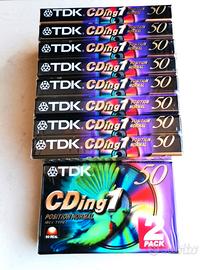 10 Musicassette TDK CDing1-50 POSITION CHROME