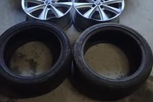 Gomme + cerchi in lega originali Fiat Multipla 17”