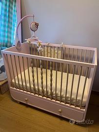 Lettino Ikea MYLLRA rosa