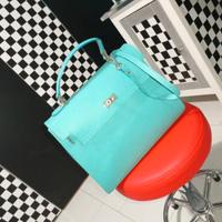Borsa Genuine Leather colore Tiffany 