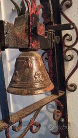 Campana campanello ferro e ottone