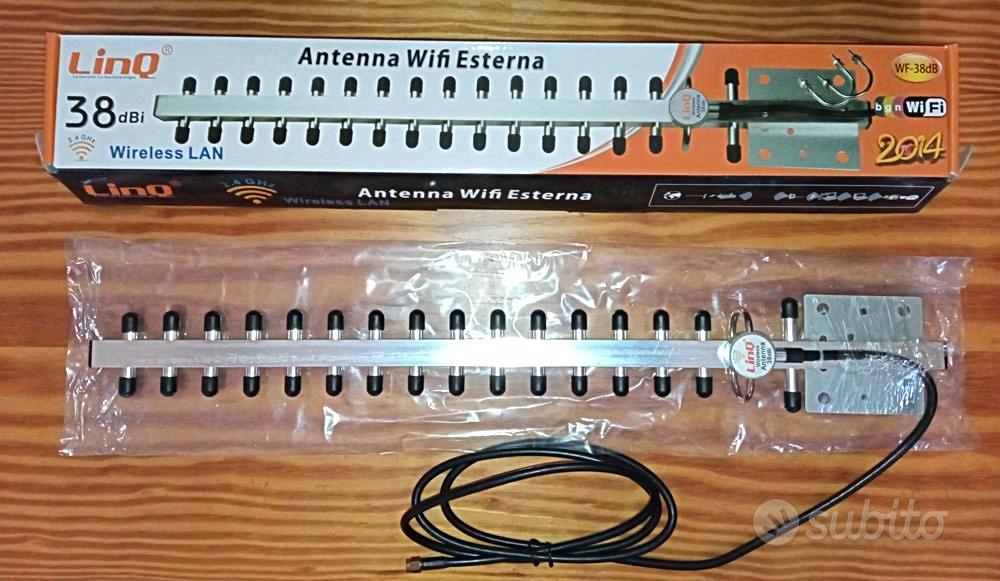 Antenna WiFi Yagi Linq WF-38DB ANTENNA WIFI 38 DBi - Informatica In vendita  a Alessandria