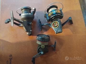 Lotto 3 Mulinelli da Pesca Vintage