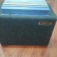Subwoofer Hertz800 watt  + amplificatore 1200 watt